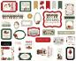 Preview: Carta Bella - Stanzteile "A Vintage Christmas" Ephemera