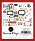 Preview: Carta Bella - Stanzteile & Anhänger "A Vintage Christmas" Ephemera Frames & Tags
