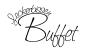 Preview: Holz-Stempel "Leckerbissen-Buffet" 8,3x5 cm
