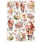 Preview: Stamperia - Decopatch Papier "Christmas" Decoupage A4 - 6 Bogen  