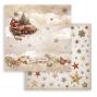 Preview: Stamperia - Designpapier "Gear up for Christmas" Paper Pack 12x12 Inch - 10 Bogen