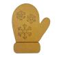 Preview: Stamperia - Holzteile "Gloves and Snowflakes" MDF Crafty Shapes Blanks