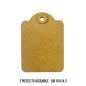 Preview: Stamperia - Holzteile "Rounded Tag" MDF Crafty Shapes Blanks