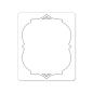 Preview: Sizzix - Stanzschablone "card decorative insert" Sizzlits Dies