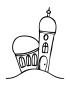 Preview: Holz-Stempel "Kirche klein" 4,4x5,5 cm