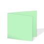 Preview: Doppelkarte - Faltkarte 10x10cm, 240g/m² in pastell grün
