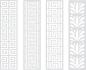Preview: Crafters Companion - Schablone "Athenian Designs" Stencil