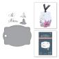 Preview: Spellbinders - Buchdrucktechnik "Copperplate Gift Tag" BetterPress Plate & Dies