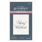 Preview: Spellbinders - Buchdrucktechnik "Copperplate Merry Christmas" BetterPress Plate