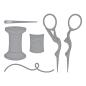 Preview: Spellbinders - Stanzschablone "Needleworker Tool Kit" Dies