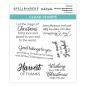 Preview: Spellbinders - Stempelset "Needlework Sentiments" Clear Stamps