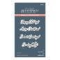 Preview: Spellbinders - Buchdrucktechnik "Sending Joy Sentiments" BetterPress Plate & Dies