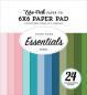 Preview: Echo Park - Cardstock "Fresh" Essentials Paper 6x6 Inch - 24 Bogen 