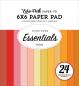 Preview: Echo Park - Cardstock "Warm" Essentials Paper 6x6 Inch - 24 Bogen 
