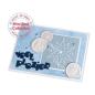 Preview: Leane Creatief - Schablone "Decoration Ice Crystals" Stencil - Template