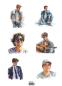 Preview: Reprint - Stanzteile "Guys & Girls" Cutouts A4 - 8 Bogen