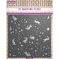 Preview: Nellie Snellen - Prägefolder "Background Rabbits & Tulips" 3D Embossing Folder 