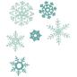 Preview: Sizzix - Stanzschablone "White Christmas #2" Framelits Craft Dies Design by Catherine Pooler