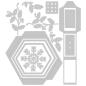 Preview: Sizzix - Stanzschablone "Hanging Ornament Box" Thinlits Craft Dies by Catherine Pooler