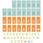 Preview: Sizzix - Stanzschablone & Stempelset "Tab Stamp Alpha" Framelits Craft Dies & Clear Stamps by 49 and Market