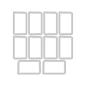 Preview: Sizzix - Stanzschablone & Stempelset "Tab Stamp Alpha" Framelits Craft Dies & Clear Stamps by 49 and Market