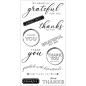 Preview: Sizzix - Stanzschablone & Stempelset "Thankful Sentiments" Framelits Craft Dies & Clear Stamps by 49 and Market