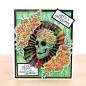 Preview: Crafters Companion - Schablone 6x6 Inch "Take the Chance & Dance" Stencil Design by Sheena Douglas