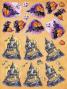 Preview: Crafters Companion - Stanzteile "Spooky Season" 3D Cut Topper Pad 9x12 Inch - 15 Bogen