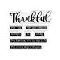 Preview: Crafters Companion - Stempelset & Stanzschablone "Thankful" Stamp & Dies