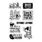 Preview: Crafters Companion - Stempelset "Boo To You" Clear Stamps