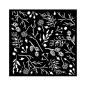 Preview: Stamperia - Schablone 18x18cm "Branches and Pinecones" Stencil  