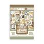 Preview: Stamperia - Washi Papier "Golden Harmony" Washi Pad 14,8x21cm - 8 Bogen