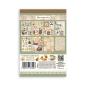 Preview: Stamperia - Washi Papier "Golden Harmony" Washi Pad 14,8x21cm - 8 Bogen