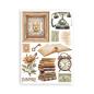 Preview: Stamperia - Washi Papier "Golden Harmony" Washi Pad 14,8x21cm - 8 Bogen