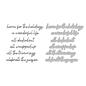 Preview: Spellbinders - Buchdrucktechnik "Christmas Sentiments" BetterPress Plate & Dies