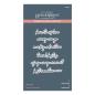 Preview: Spellbinders - Buchdrucktechnik "Wander Sentiments" BetterPress Plate & Dies
