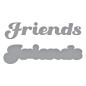 Preview: Spellbinders - Stanzschablone "Friends" Dies