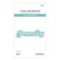 Preview: Spellbinders - Stanzschablone "Family" Dies