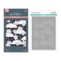 Preview: Spellbinders - Buchdrucktechnik "Autumn Rain" BetterPress Plate & Stencil