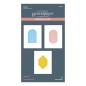 Preview: Spellbinders - Buchdrucktechnik "Label Silhouettes" BetterPress Plate