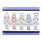 Preview: Spellbinders - Buchdrucktechnik "Nutcracker Trio" BetterPress Plate & Dies