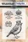 Preview: IndigoBlu - Gummistempel Set "The Crown" A6 Rubber Stamp