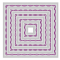 Preview: Sizzix - Stanzschablone "Fanciful, Yvette Interlaced Squares" Framelits Craft Dies Design by Stacey Park