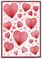 Preview: Studio Light - Schablone "Hearts" Layered Stencil