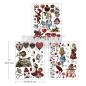Preview: Re-Design with Prima - Transfer Aufkleber 8,5x11 Inch "Wonderland Impressions" Decor Transfer 3 Bogen 