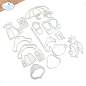 Preview: Elizabeth Craft Designs - Stanzschalone "Fall Accessories" Dies