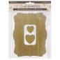 Preview: Stamperia - Holzteile "Alterego Frames and Hearts" MDF Crafty Shapes Blanks
