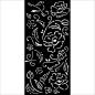 Preview: Stamperia - Schablone 12x25cm "Flowers" Stencil