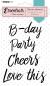 Preview: Studio Light - Stempelset "Text Party Planner" Clear Stamps