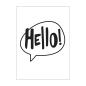 Preview: Darice - Prägefolder "Hello" Embossingfolder
